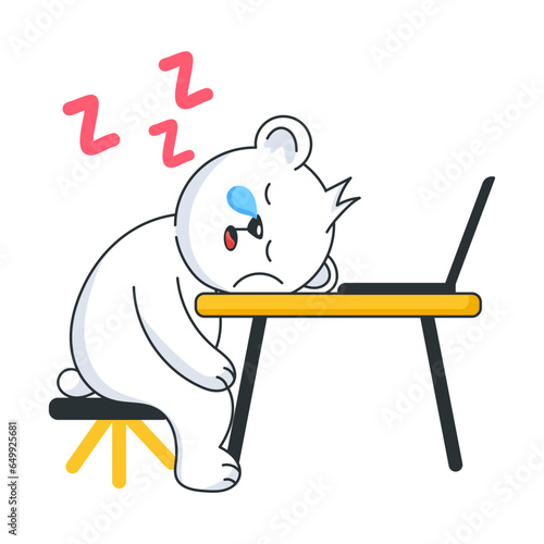 Tired Bear 