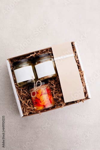 Caja de regalos alimentarios