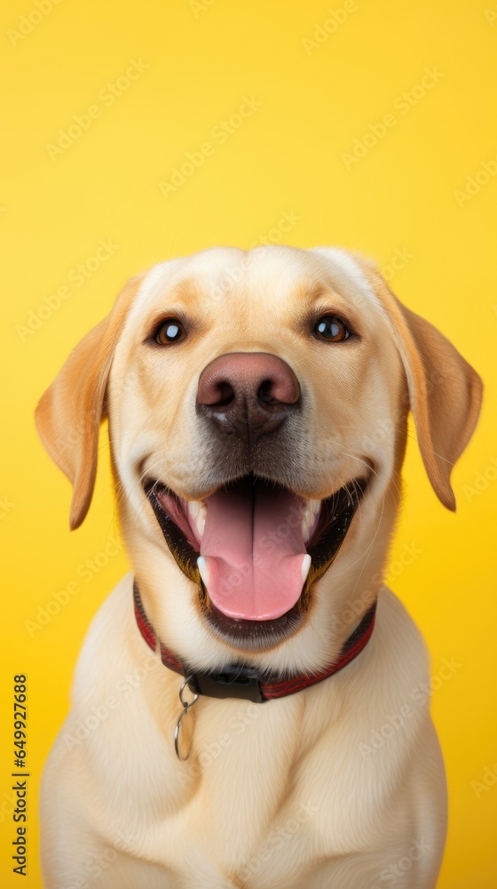 Labrador Retriever with a goofy smile Labrador Retriever with a goofy smile