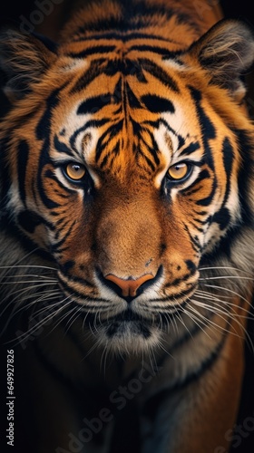 portrait of a bengal tiger