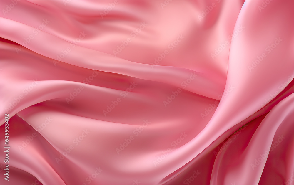 Obraz premium Luxurious Pink Silk Fabric Texture background