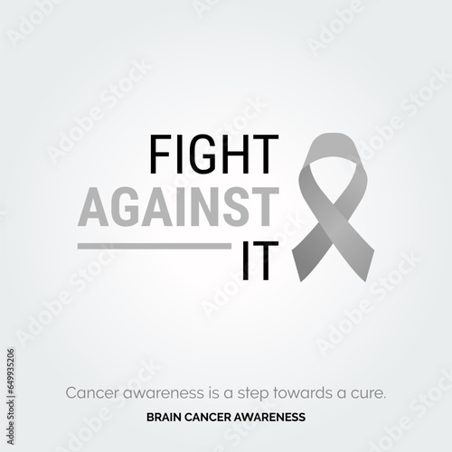 Radiate Hope Brain Cancer Awareness Design