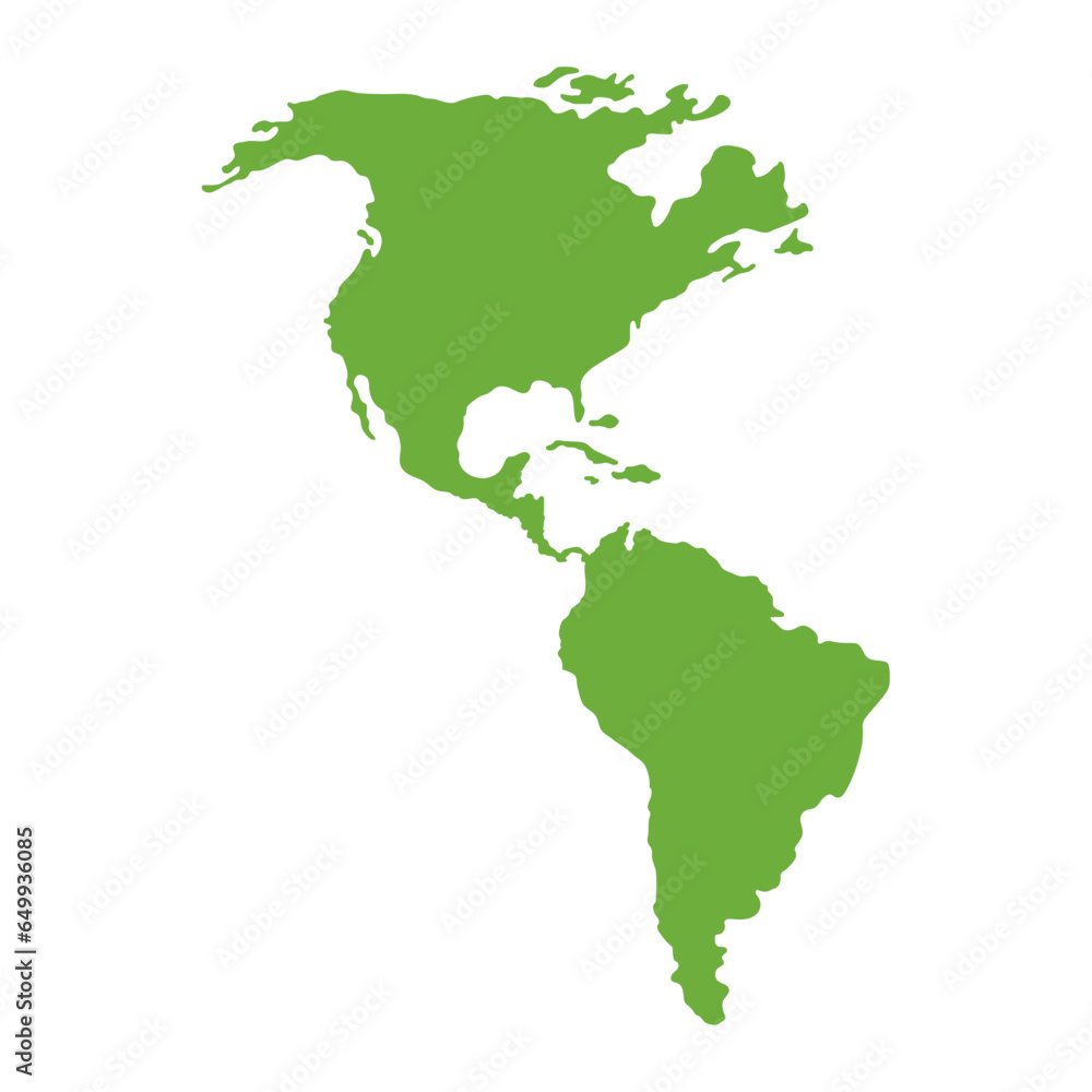 america map green