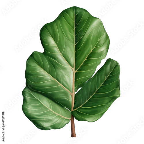 Green leaves of fiddle-leaf Green leaves of fiddle-leaf fig tree  the popular ornamental tree tropical houseplant 