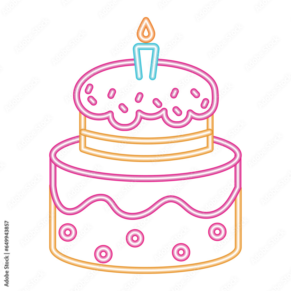 neon party birthday cake food neon party birthday cake food