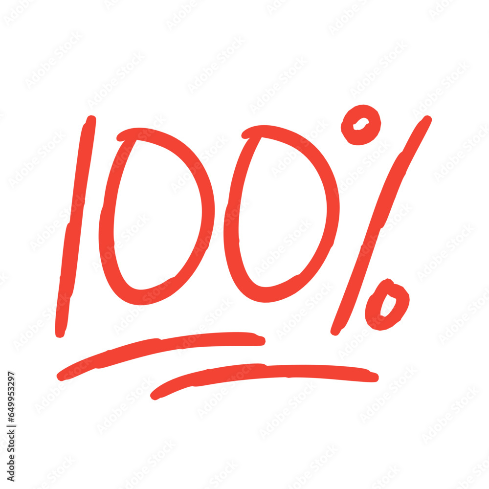 doodle label 100% doodle label 100%