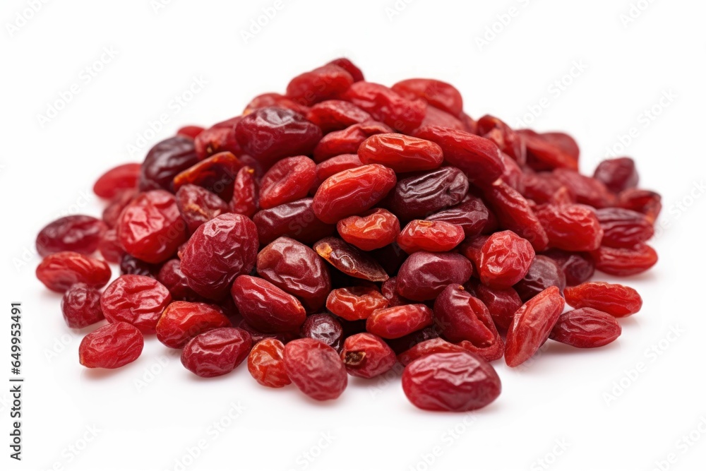 Tangy Dried cranberries. Organic natural fruit. Generate Ai Tangy Dried cranberries. Organic natural fruit. Generate Ai
