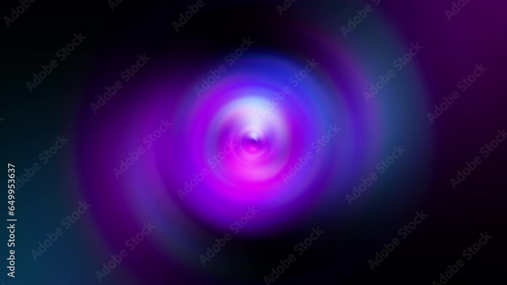 Abstract loop hypnotic pink blue glow neon radial circle ring rotation background. Hypnotic waves radiate ring motion. Abstract loop hypnotic pink blue glow neon radial circle ring rotation background. Hypnotic waves radiate ring motion.