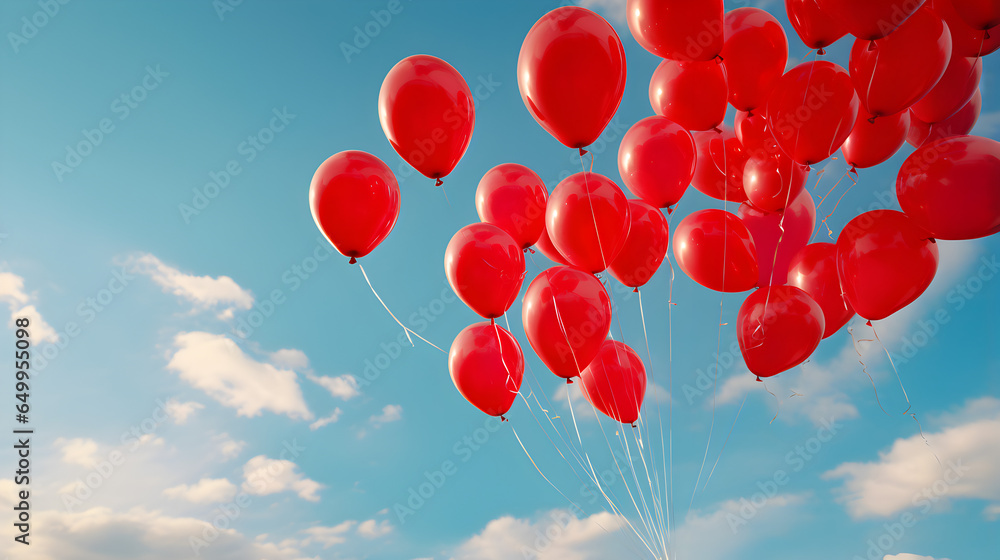 Red, Balloons, Sky, Flying, Celebration, Air, Joy, Freedom, Festive, Upward, Floating, Clear, Blue, Vibrant, Cheerful, Happiness, Party, Summer, Colorful, Floating Red, Balloons, Sky, Flying, Celebration, Air, Joy, Freedom, Festive, Upward, Floating, Clear, Blue, Vibrant, Cheerful, Happiness, Party, Summer, Colorful, Floating