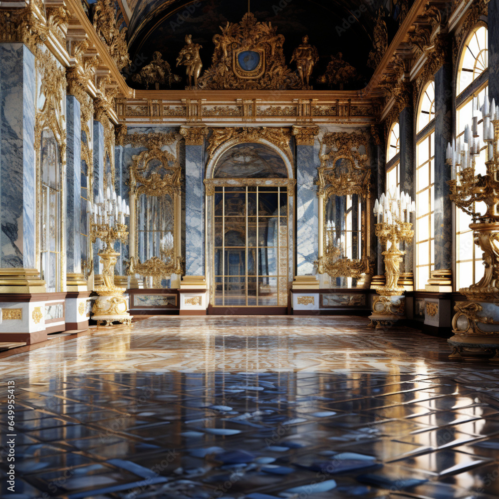Realistic Photography of the Palace of Versailles (Generative AI)
