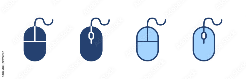Mouse icon vector. click sign and symbol. pointer icon vector. Mouse icon vector. click sign and symbol. pointer icon vector.