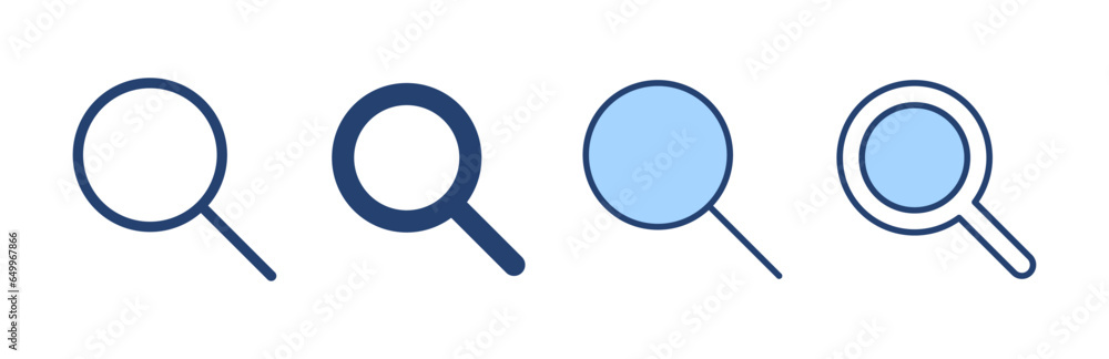 Search icon vector. search magnifying glass sign and symbol Search icon vector. search magnifying glass sign and symbol