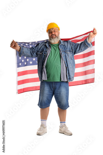 Portrait of senior man in h...