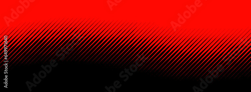 Black and red wavy gradient halftone backgrounds with space for text.