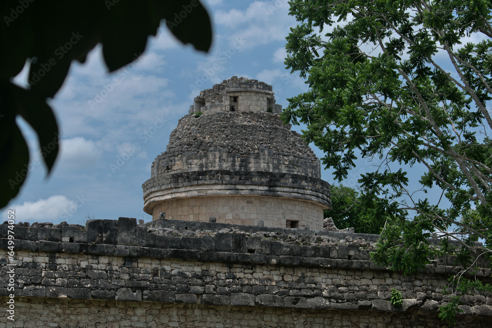 Back of the Snail, ancient Mayan construction that resembles an observatory Back of the Snail, ancient Mayan construction that resembles an observatory