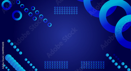 abstract blue background with circles