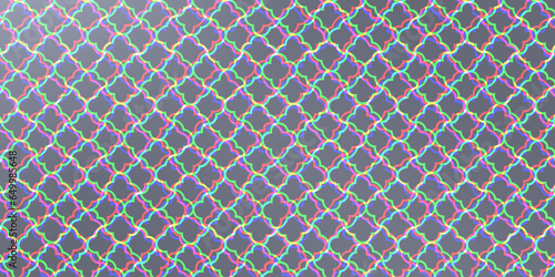  SoulSeamless geometric pattern background with  SoulStyle Effect