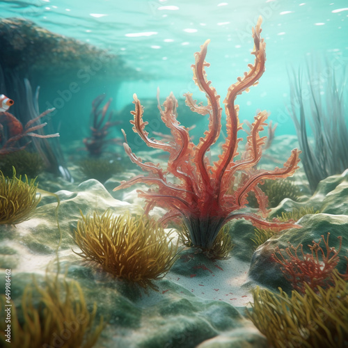 beautiful views of underwater seaweed and various types © Robin