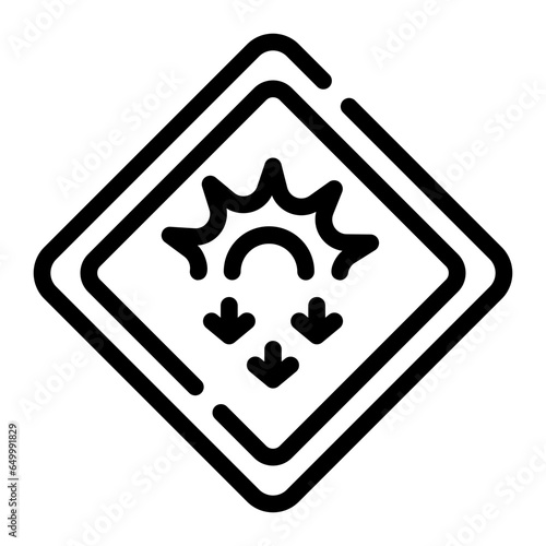 uv Line Icon