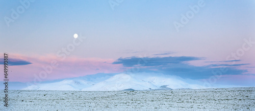clouds over the mountains