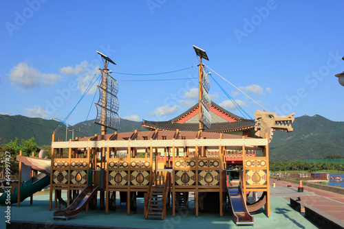 September 9, 2023: Jinhaeru in Jinhae, Jinhae-gu, Changwon-si, Gyeongsangnam-do, South Korea