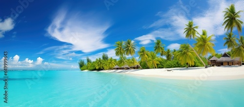 Tropical beach in the Maldives © AkuAku