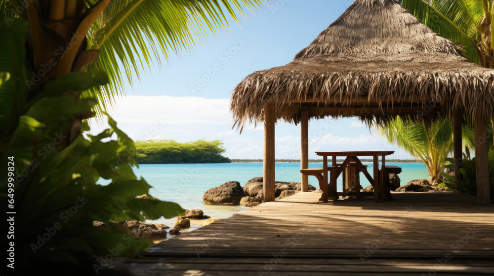 Fototapeta premium Island retreat relaxation