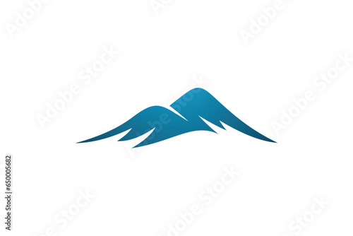 simple mountain logo