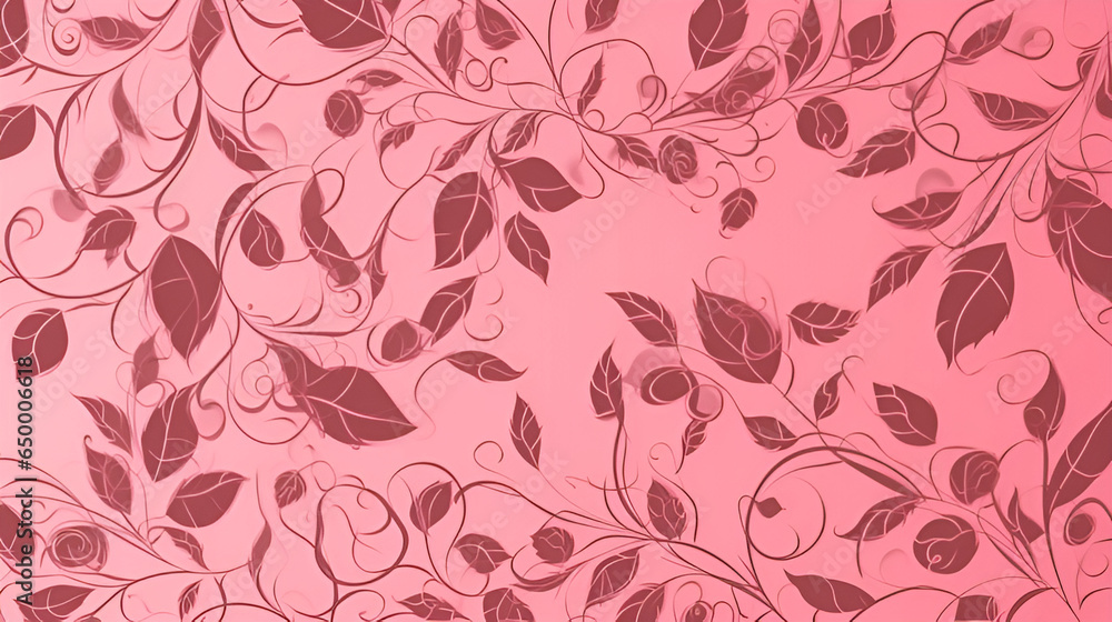 seamless pattern with flowers | Generative AI seamless pattern with flowers | Generative AI