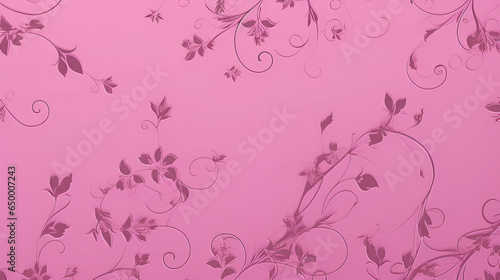 pink floral background | Generative AI
