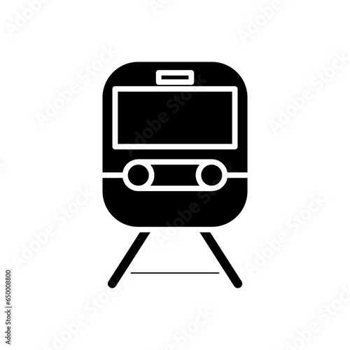 train glyph icon
