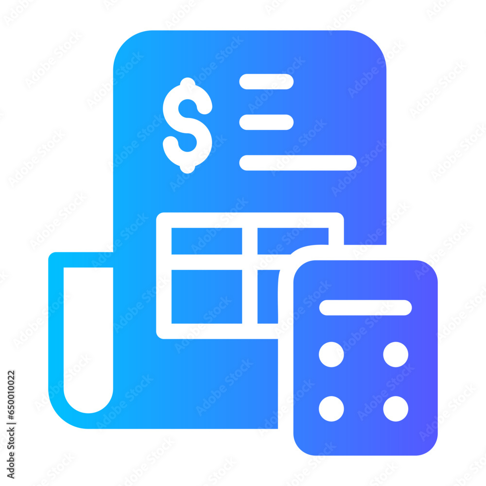 expenses Gradient icon expenses Gradient icon