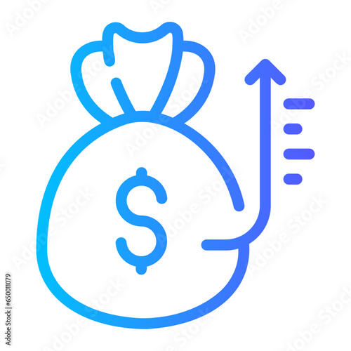 collateral Line Gradient Icon