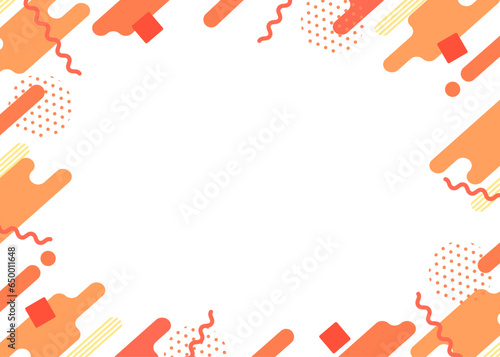 ポップな幾何学フレーム