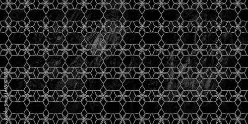  StoneSeamless geometric pattern background with  StoneStyle Effect photo