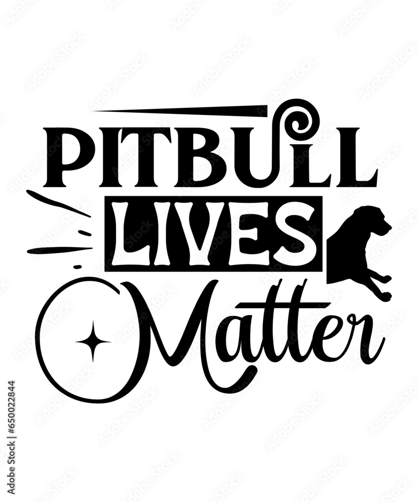 Pitbull Lives Matter svg