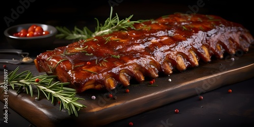 Grilled and barbecue ribs pork with bbq sauce
Modern Electric BBQ Grill by GGM Gastro photo