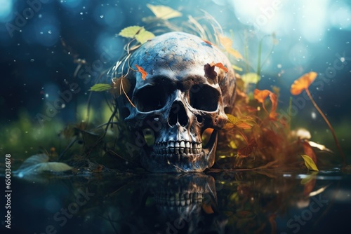 Skull background