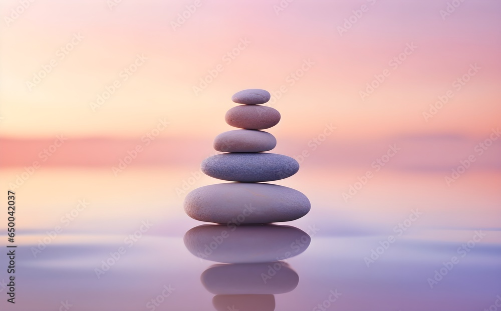 zen stones on the beach zen stones on the beach
