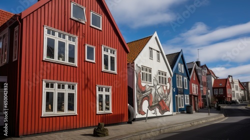 An idyllic village in Norway