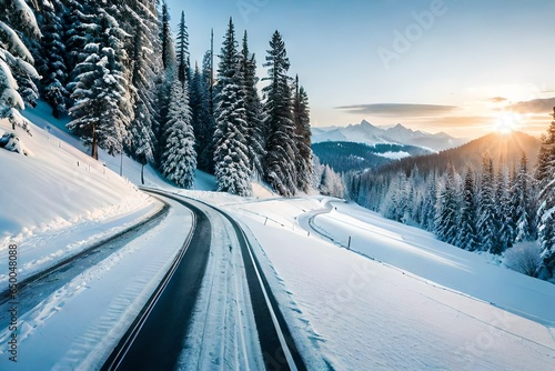ski resort in winter © Amelia Alex