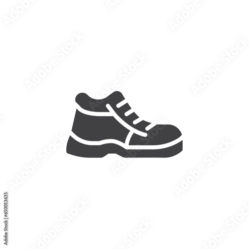 Protective boot vector icon