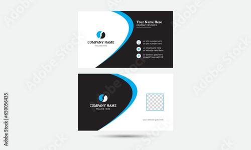 Simple business card design.