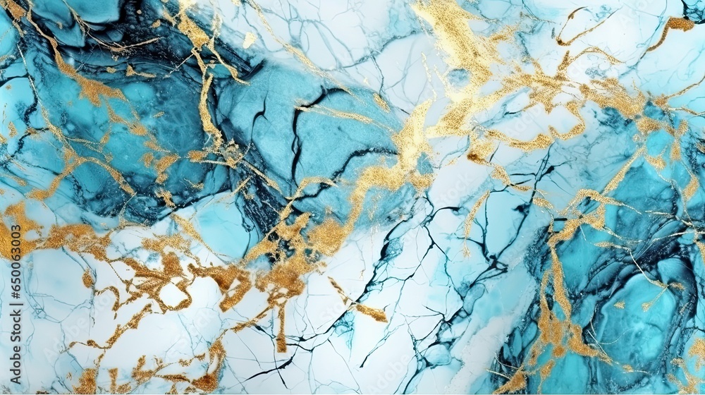 Marble texture with golden veins
