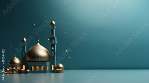 Free photo islamic new year concept with copy space   photo