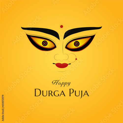 Durga Puja post, Hindu Festival, Border Decorations, Durga Puja Frame, Durga Puja Background, Social Media Post, Maa Durga face, outline vector for Durga puja Indian festival, Durga puja, pattern, 