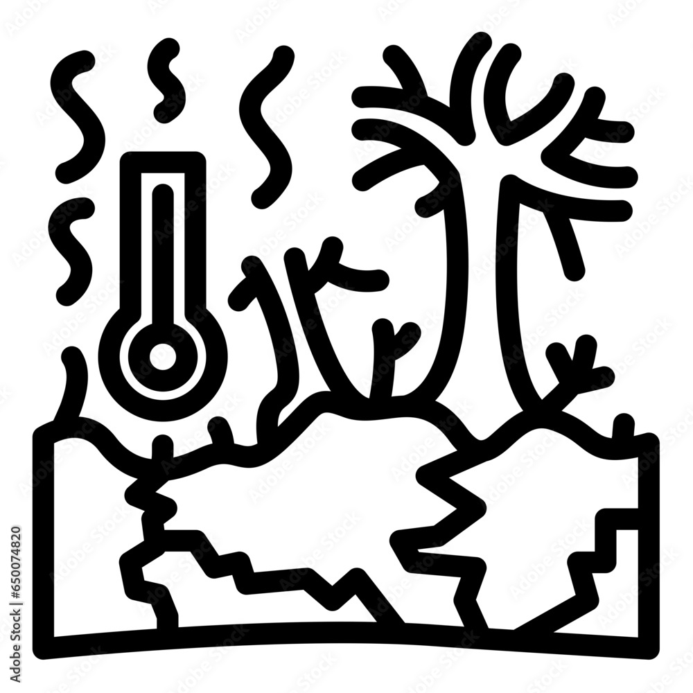 Natural Disasters Drought icon Natural Disasters Drought icon
