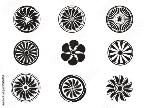 turbojet engine power vector