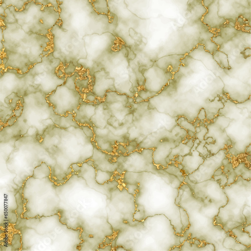 Gold marble texture with abstract white background. Marble surface with gold coated tint . Abstract golden glitter marbling seamless pattern for tile ,interior or card template vector 