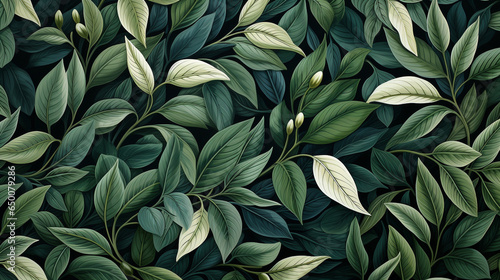 Abstract Leaf Patterns: Capturing the Essence of Leaves in Motion